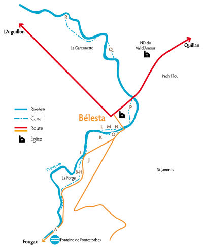 situation usines Bélesta