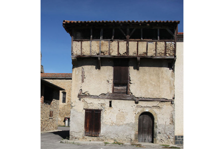 Une maison  pan de bois