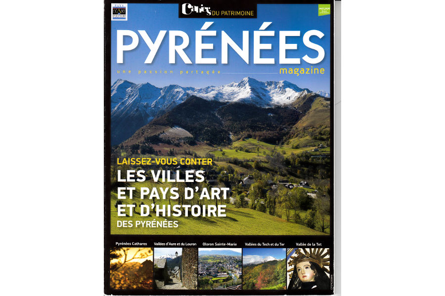 Numéro de Pyrénées Magazine sur les Pays d’art et d’histoire du massif