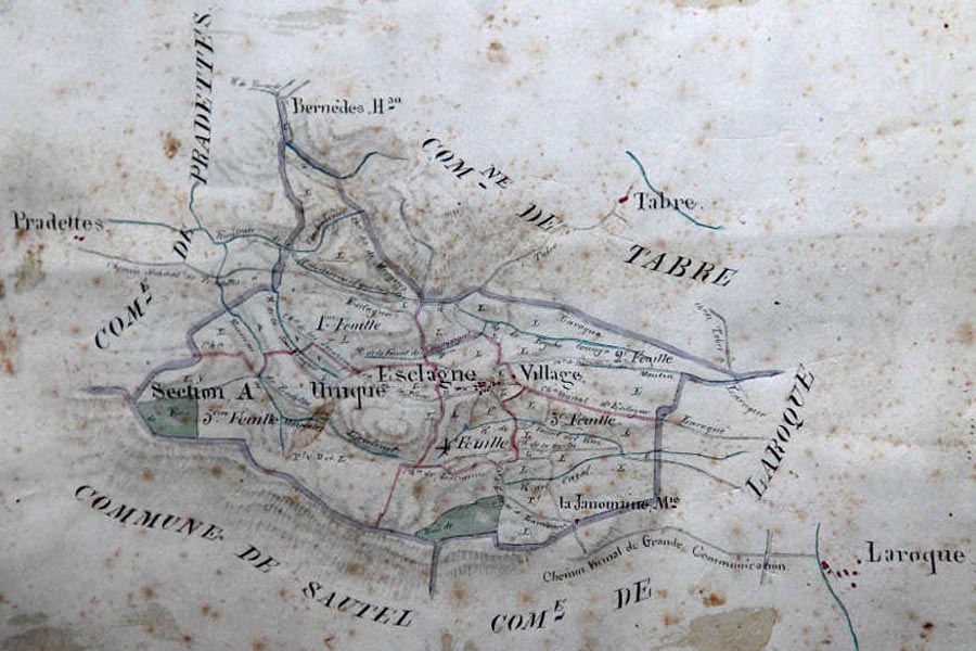 Eclairage nouveau sur les villages d'Esclagne, Tabre et Pradettes