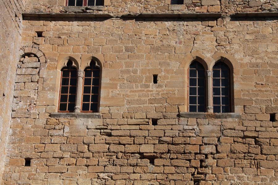 Tour de Sainte-Foi, façade sud (détail)