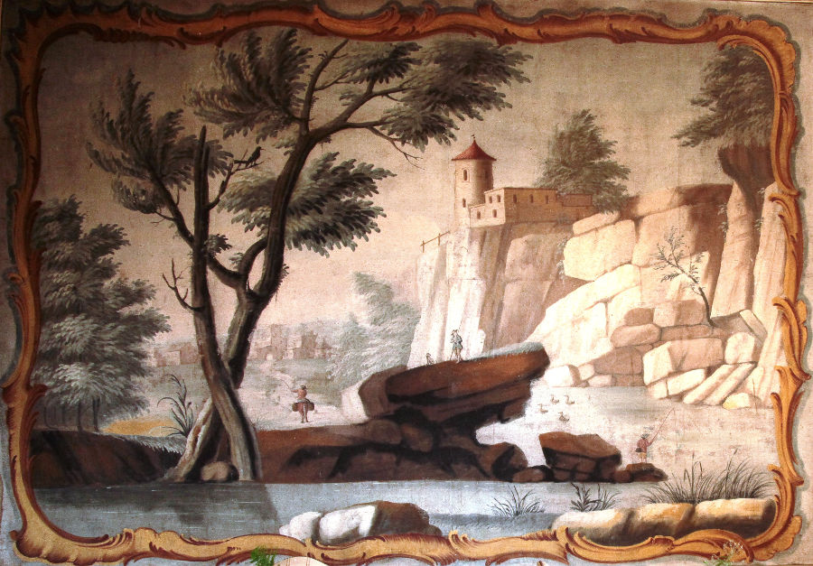 Château de Queille, peinture du prieuré de Camon