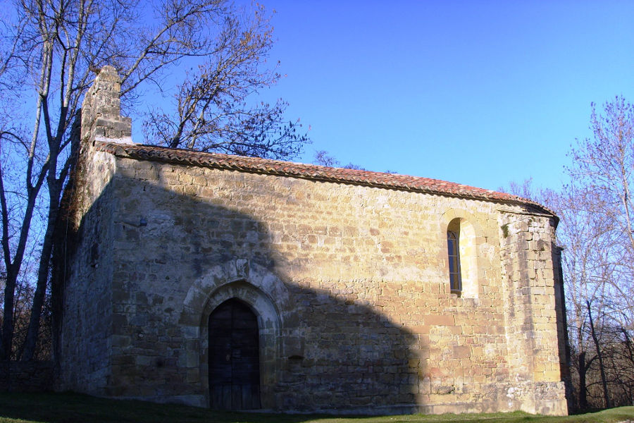 Chapelle Saint-Sylvain de Queille, faade sud