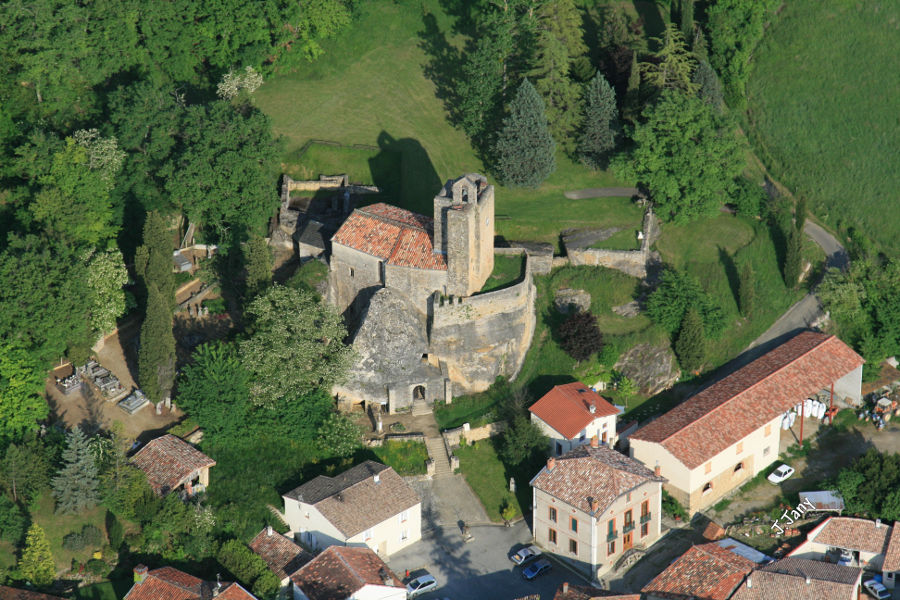 Vue arienne de Vals