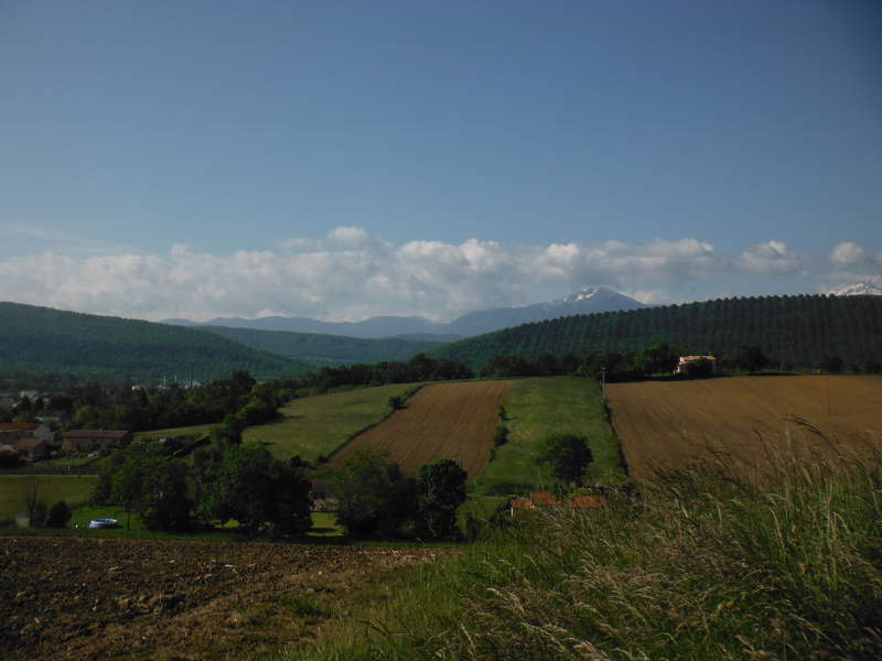 Vue sur les Pré-Pyrénées, depuis Esclagne