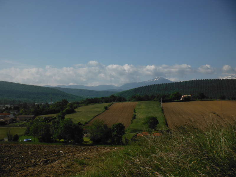 Vue sur les Pr-Pyrnes, depuis Esclagne