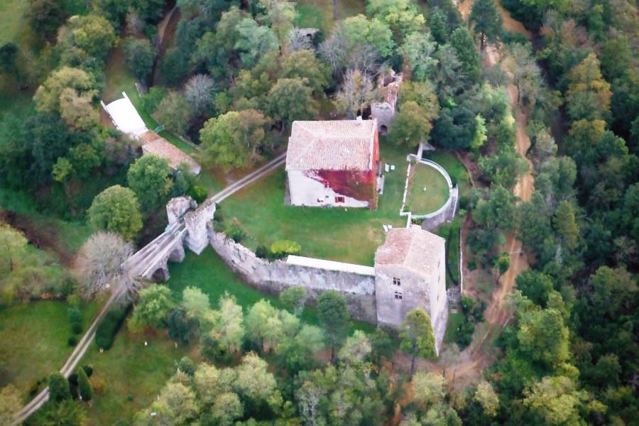 Vue arienne de Terride (site priv)