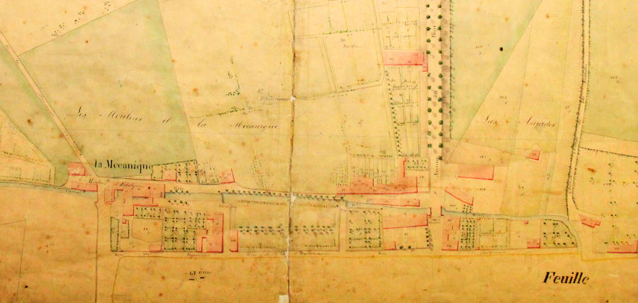 Ancienne minoterie, cadastre "napolonien" 1841-1842