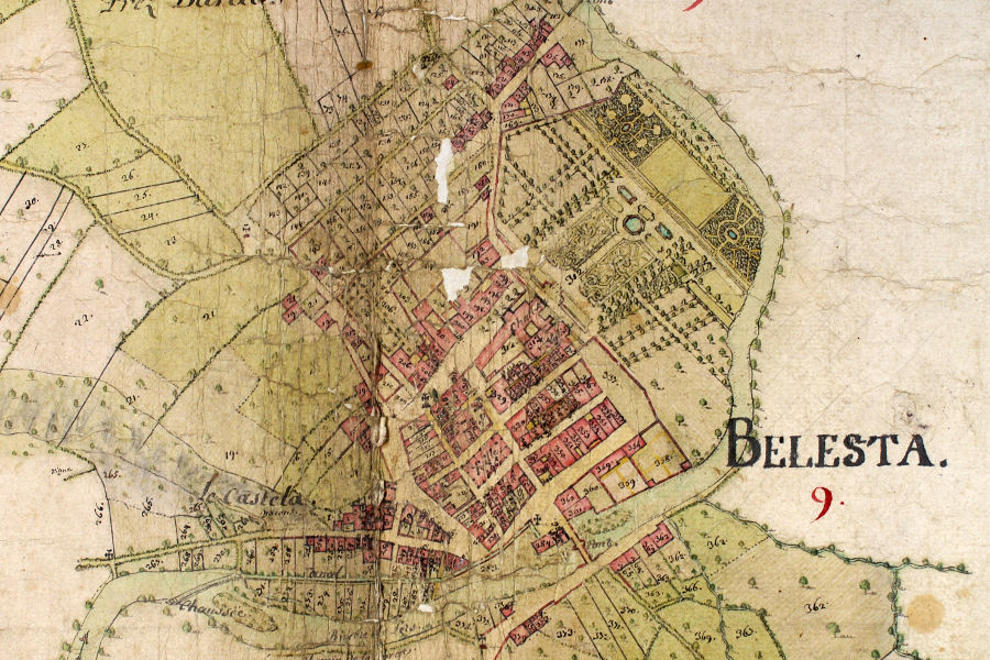 Plan de Bélesta, XVIIIe siècle