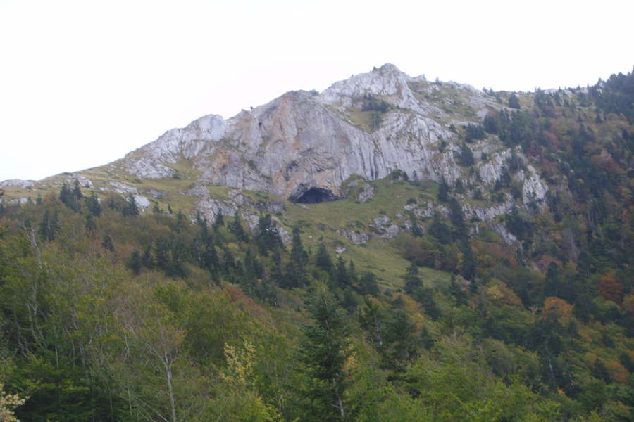 Entre de la grotte de la Caougno, Montsgur