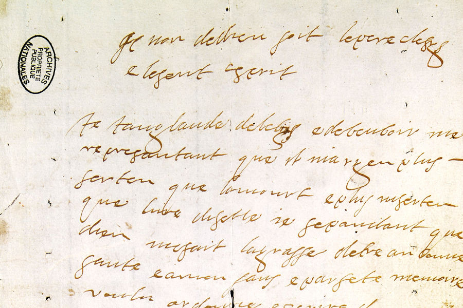 Testament de Jean-Claude de Lvis-Lran, 1598 (extrait)