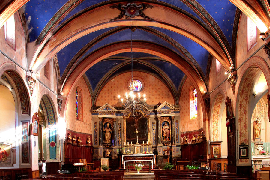 Intérieur de l'église Saint-Blaise