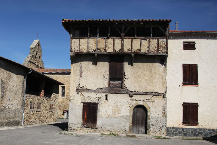 Maison  pan de bois, Dun