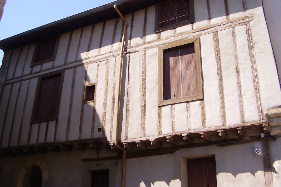 Maison  pan de bois, Montferrier