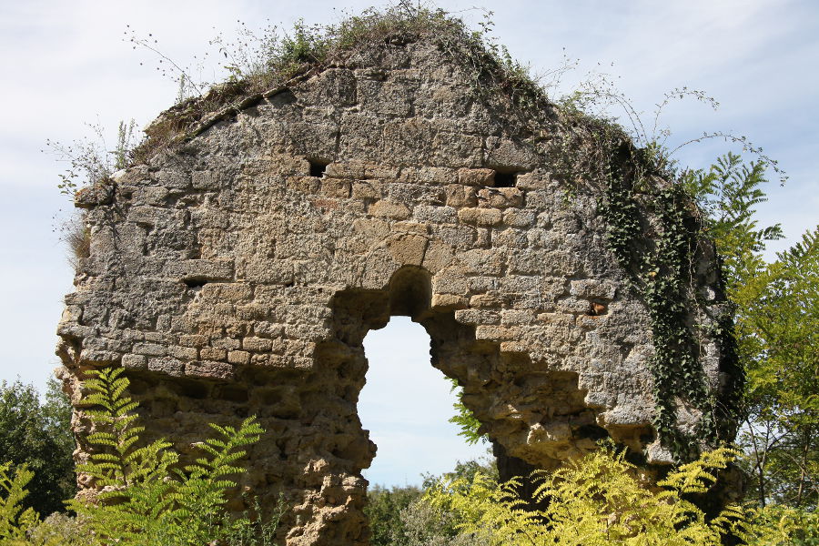 Chevet de l'ancienne glise Saint-Martin de Coutens