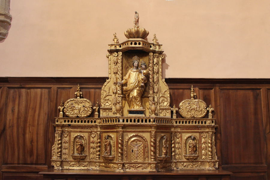 Tabernacle en bois doré, XVIIIe siècle