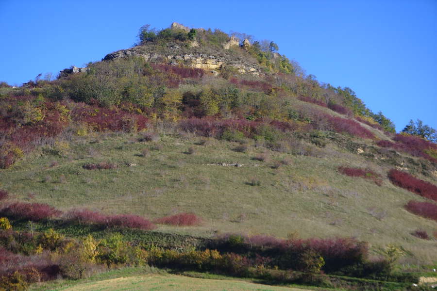 Vestiges du chteau de Dun