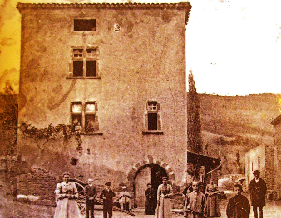 Carte postale ancienne du moulin de Dun