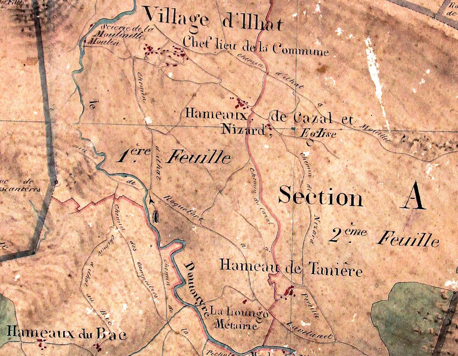 Cadastre "napol�onien", 1836-1838, tableau d'assemblage