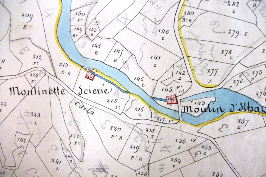 Cadastre "napol�onien", 1836-1838 (d�tail)
