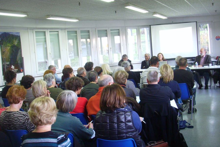 Runion de prsentation de la Fondation du patrimoine auprs des lus le 21 novembre 2014, Lavelanet