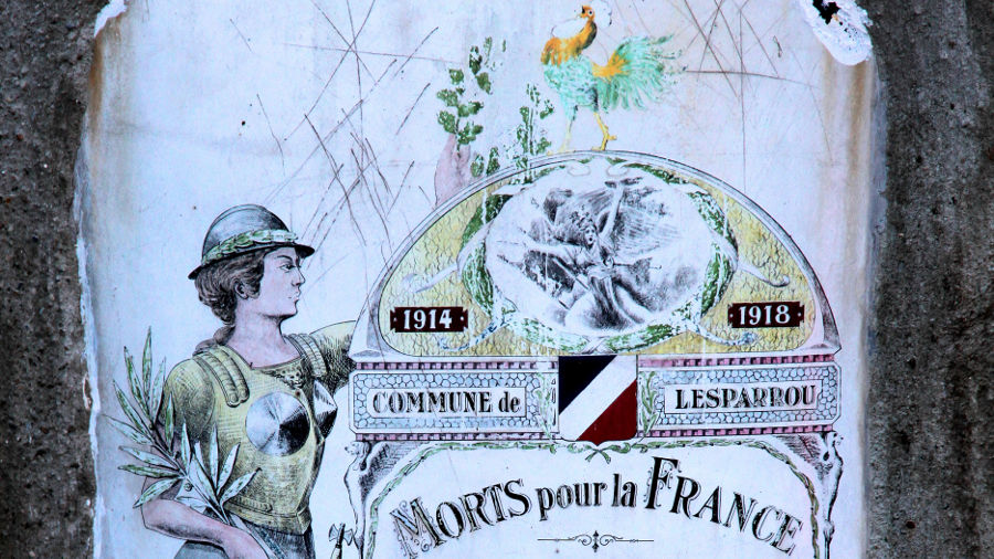 Plaque commémorative 1920, La Couronne