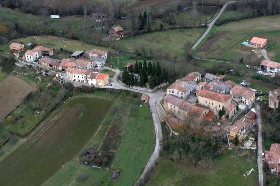 Vue arienne de Lieurac