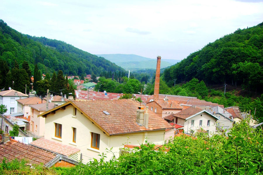 Paysage industriel de Montferrier